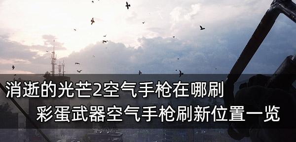 《消逝的光芒》新手开局应该选择哪种武器？如何获取？  第3张